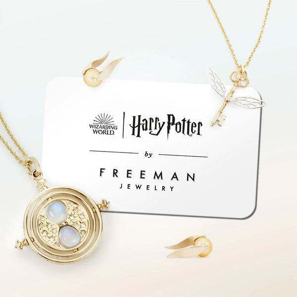 Carat shop, the Harry Potter pendentif et collier Spinning Time Tu